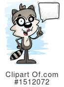 Raccoon Clipart #1512072 by Cory Thoman