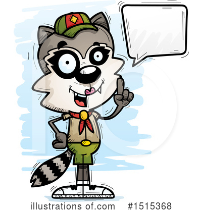 Raccoon Clipart #1515368 by Cory Thoman