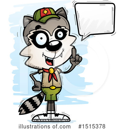 Raccoon Clipart #1515378 by Cory Thoman