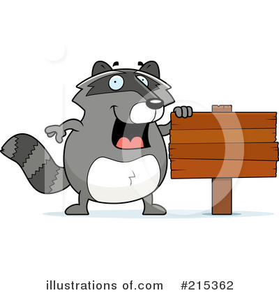 Royalty-Free (RF) Raccoon Clipart Illustration by Cory Thoman - Stock Sample #215362
