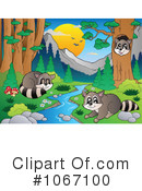 Raccoons Clipart #1067100 by visekart