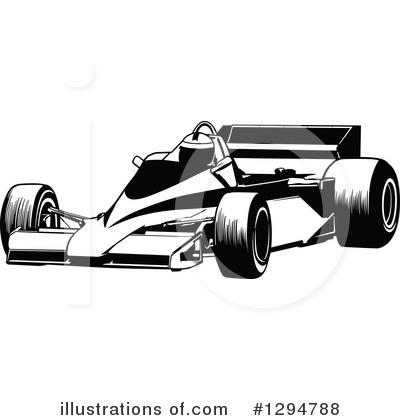 Race Car Clipart #1294788 by dero