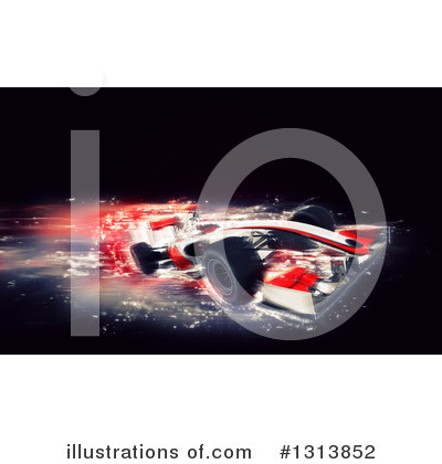 Race Car Clipart #1313852 by KJ Pargeter