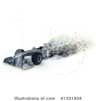 Race Car Clipart #1331958 by KJ Pargeter
