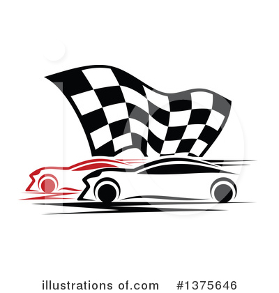 Royalty-Free (RF) Race Car Clipart Illustration by Vector Tradition SM - Stock Sample #1375646