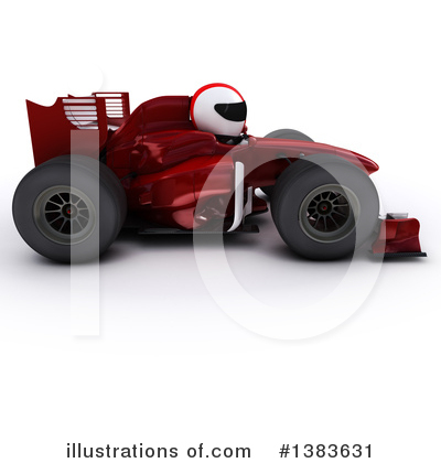 Race Car Clipart #1383631 by KJ Pargeter