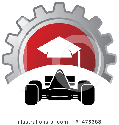 Race Car Clipart #1478363 by Lal Perera