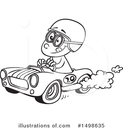 Race Car Clipart #1498635 by toonaday
