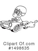 Race Car Clipart #1498635 by toonaday