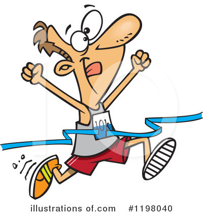 Runner Clipart #1198040 by toonaday