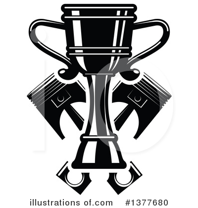 Trophy Cup Clipart #1377680 by Vector Tradition SM