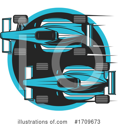 Race Car Clipart #1709673 by Vector Tradition SM