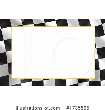 Checkered Flag Clipart #1735595 by Vector Tradition SM