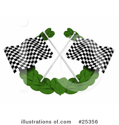 Racing Flags Clipart #25356 by KJ Pargeter