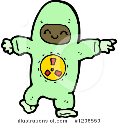 Royalty-Free (RF) Radiation Suit Clipart Illustration by lineartestpilot - Stock Sample #1206559