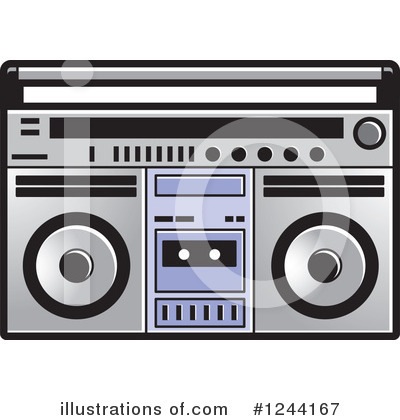 Royalty-Free (RF) Radio Clipart Illustration by Lal Perera - Stock Sample #1244167