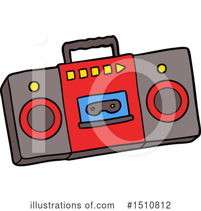 Boom Box Clipart #1510812 by lineartestpilot