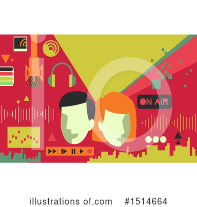 Royalty-Free (RF) Radio Clipart Illustration by BNP Design Studio - Stock Sample #1514664