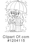 Rain Clipart #1204115 by visekart