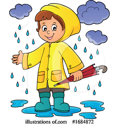 Rain Coat Clipart #1684872 by visekart