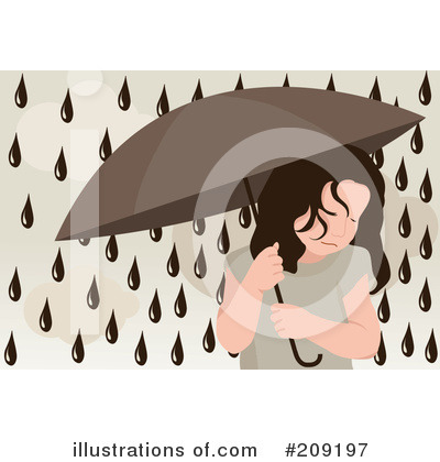 Royalty-Free (RF) Rain Clipart Illustration by mayawizard101 - Stock Sample #209197