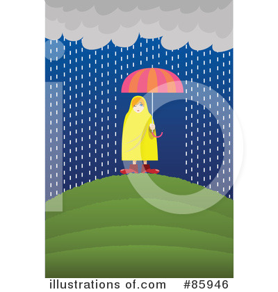 Royalty-Free (RF) Rain Clipart Illustration by mayawizard101 - Stock Sample #85946