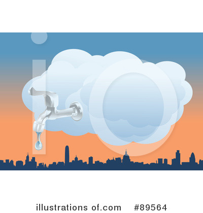 Royalty-Free (RF) Rain Clipart Illustration by mayawizard101 - Stock Sample #89564