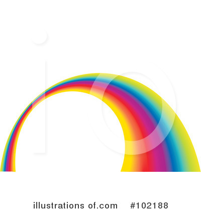 Royalty-Free (RF) Rainbow Background Clipart Illustration by MilsiArt - Stock Sample #102188