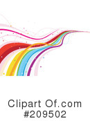 Rainbow Background Clipart #209502 by BNP Design Studio