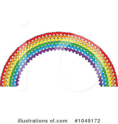 Royalty-Free (RF) Rainbow Clipart Illustration by Maria Bell - Stock Sample #1049172