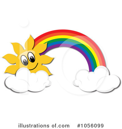 Rainbow Logo Clipart #1056099 by Pams Clipart