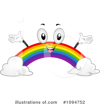 Royalty-Free (RF) Rainbow Clipart Illustration by BNP Design Studio - Stock Sample #1094752