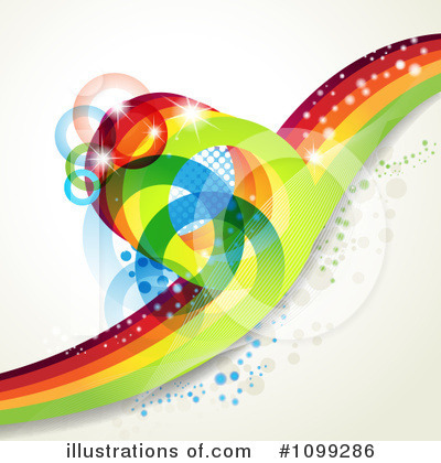 Royalty-Free (RF) Rainbow Clipart Illustration by merlinul - Stock Sample #1099286