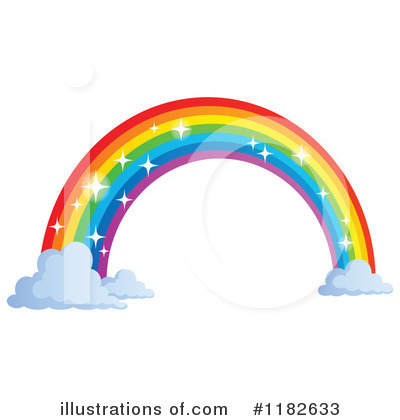 Royalty-Free (RF) Rainbow Clipart Illustration by visekart - Stock Sample #1182633