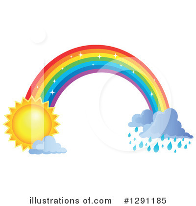 Royalty-Free (RF) Rainbow Clipart Illustration by visekart - Stock Sample #1291185
