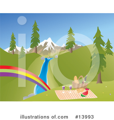 Royalty-Free (RF) Rainbow Clipart Illustration by Rasmussen Images - Stock Sample #13993