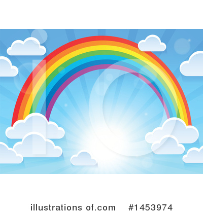 Royalty-Free (RF) Rainbow Clipart Illustration by visekart - Stock Sample #1453974