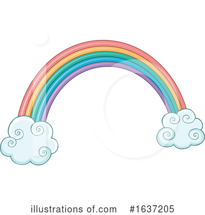 Royalty-Free (RF) Rainbow Clipart Illustration by visekart - Stock Sample #1637205