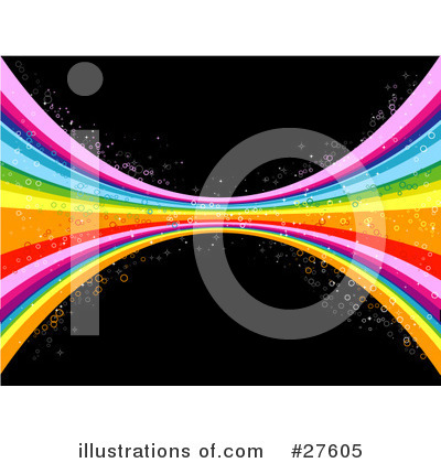 Royalty-Free (RF) Rainbow Clipart Illustration by KJ Pargeter - Stock Sample #27605
