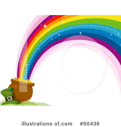 Royalty-Free (RF) Rainbow Clipart Illustration by BNP Design Studio - Stock Sample #90436