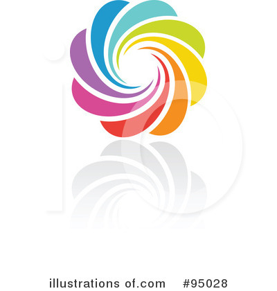 Royalty-Free (RF) Rainbow Logo Clipart Illustration by elena - Stock Sample #95028