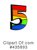 Rainbow Symbol Clipart #435893 by chrisroll