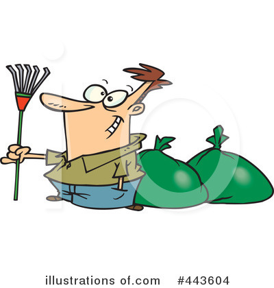 Yard Work Clipart #443604 by toonaday