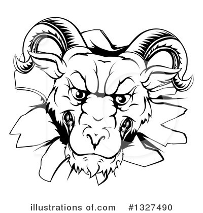 Goat Clipart #1327490 by AtStockIllustration