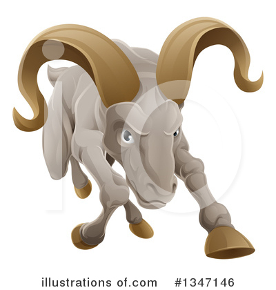 Goat Clipart #1347146 by AtStockIllustration