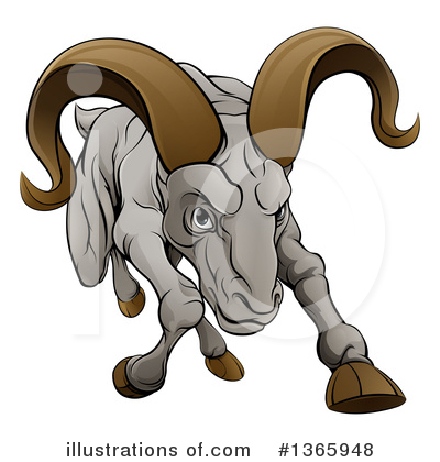 Royalty-Free (RF) Ram Clipart Illustration by AtStockIllustration - Stock Sample #1365948