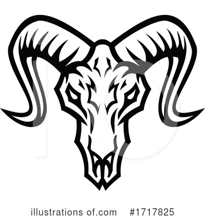 Bighorn Sheep Clipart #1717825 by patrimonio