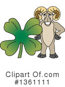 Ram School Mascot Clipart #1361111 by Mascot Junction
