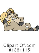 Ram School Mascot Clipart #1361115 by Mascot Junction