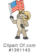 Ram School Mascot Clipart #1361143 by Mascot Junction